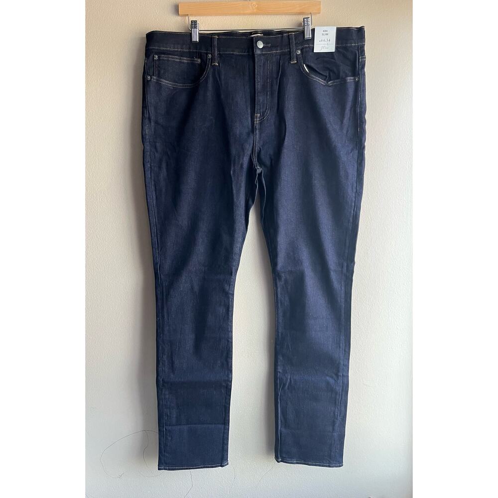 J.Crew 484 Slim fit jean in Japanese stretch selvedge denim Blue Men Size 44x34